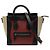 Céline Borsa Celine Luggage Nano Shopper Nero Rosso Beige