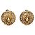 Orecchini a clip Chanel Coco Mark con motivo leone D'oro