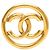 Spilla tonda Chanel Coco Mark 93P D'oro