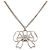 Collana Chanel Coco Mark Ribbon Motif Argento - vista 2