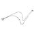 Collana Chanel Coco Mark Ribbon Motif Argento - vista 3