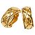 Orecchini a clip Chanel Matelassé placcati oro D'oro
