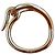 Hermès Jumbo Seidentuchring Palladium Silber