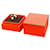 Hermès Olympe Leather and Gold-Tone Metal Ring, Size 52 Black Golden  - view 2
