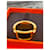 Hermès Olympe Leather and Gold-Tone Metal Ring, Size 52 Black Golden  - view 3