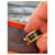 Hermès Olympe Leather and Gold-Tone Metal Ring, Size 52 Black Golden  - view 6