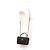 Borsa Vanity Chanel in vernice nera con manico superiore Nero - vista 14
