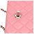 Borsa a tracolla Mini Matelassé in agnello rosa Chanel - vista 10