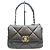 Timeless Borsa a tracolla Chanel AS1160 in agnello nero