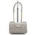 Chanel Chain Wallet aus grauem Lammleder Braun
