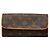 Borsa Louis Vuitton Monogram Pochette Twin PM Marrone