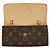 Borsa Louis Vuitton Monogram Pochette Twin PM Marrone - vista 7