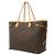 Borsa Tote Louis Vuitton Monogram Neverfull GM Marrone - vista 2