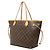 Borsa a Spalla Louis Vuitton Monogram Neverfull MM Marrone - vista 2