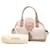 Borsa Loewe Repeat Anagram Bianco Beige  - vista 7