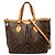 Borsa a mano e borsa a tracolla Louis Vuitton Monogram Palermo PM Marrone