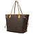 Borsa Tote Louis Vuitton Monogram Neverfull MM Marrone - vista 2