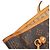 Borsa Tote Louis Vuitton Monogram Neverfull MM Marrone - vista 9