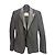 Pierre Balmain Blazer Lana e Pelle Nero