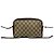 Mini borsa a tracolla Gucci Old Sherry Line con motivo logo GG Marrone Rosso Verde - vista 3