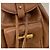 Gucci Bamboo Lederrucksack Braun - Ansicht 4