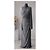 Alberta Ferretti Vestido Maxi Drapeado en Viscosa Gris - vista 2