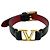 Bracciale Charm Valentino Garavani Nero Rosso