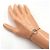 Bracelet Fendi Gold Charm Doré - vue 3