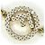 Bracelet Fendi Gold Charm Doré - vue 5