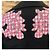 Carven Archive 2014 Cropped Jacke mit Blumenapplikation Schwarz Pink - Ansicht 4