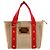 Louis Vuitton Borsa Tote Antigua PM in tela beige e rossa