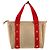 Louis Vuitton Borsa Tote Antigua PM in tela beige e rossa - vista 3