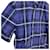 Acne Studios Karo-Kurzarmhemd Blau - Ansicht 2