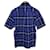 Acne Studios Karo-Kurzarmhemd Blau - Ansicht 3