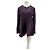 Top de seda Giorgio Armani Rojo oscuro Burdeos