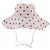 Autre Marque Cappello bianco con pois rossi