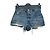 Pantaloncini in denim Levi's blu cotone taglia 26