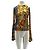 Autre Marque Top naranja con estampado floral