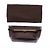 Autre Marque Clutch KASSANDRE in pelle marrone - vista 8