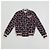 Giacca Bomber Gucci Stampa Boston Terrier Alessandro Michele Nero Rosa Bianco - vista 3