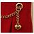 Moschino Mono Rojo con Cadena de Corazón Roja - vista 3