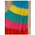 Alice + Olivia Gestuftes Maxi-Kleid Multicolour Pink Rot Blau Mehrfarben Grün Gelb - Ansicht 8