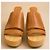 Isabel Marant Brown Leather Platform Clogs - view 2