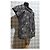 Tibi Top de seda estampado paisley cuello drapeado Castaño Blanco Gris - Ansicht 3