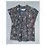 Tibi Top de seda estampado paisley cuello drapeado Castaño Blanco Gris - Ansicht 5