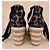Sophia Webster Leopard Print Espadrille Wedge Sandals Black - view 4