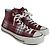 Converse Chuck Taylor All Star Sneakers Alte Plaid Bianco Rosso Blu - vista 2