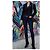 Balmain Leder- und Kurzhaarjacke Schwarz - Ansicht 9