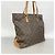 Borsa Tote Louis Vuitton Monogram Cabas Mezzo Marrone - vista 2