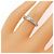 Tiffany & Co Anello Tiffany HardWear Micro Link in oro bianco - vista 4